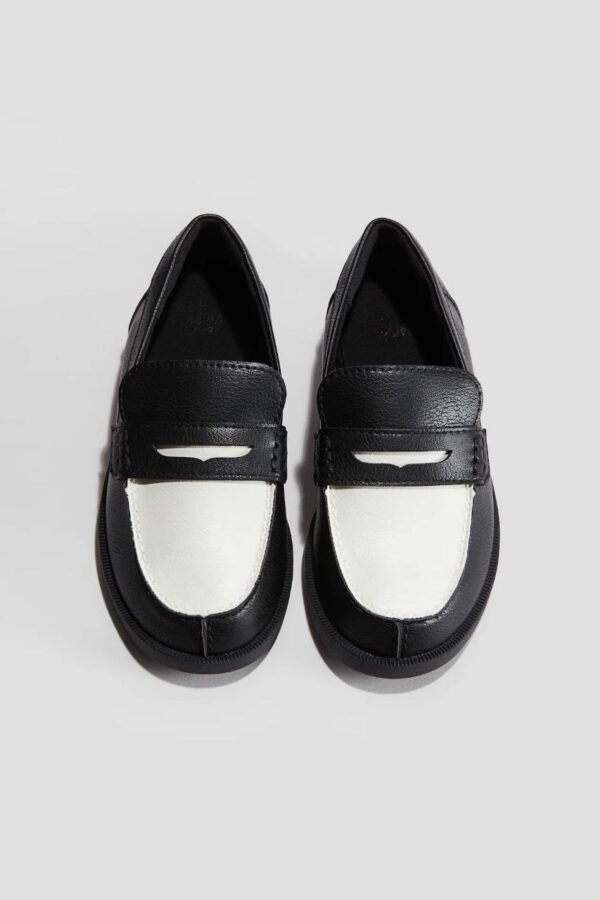 Mocassin noir blanc H&M – Image 3