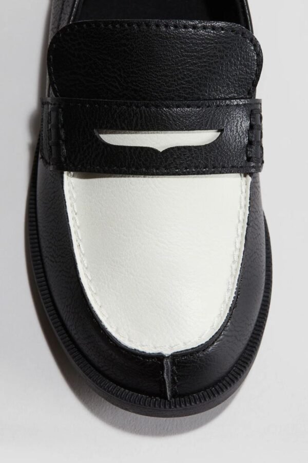 Mocassin noir blanc H&M – Image 2