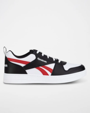 Baskets Reebok – Noir, blanc et rouge – À lacets
