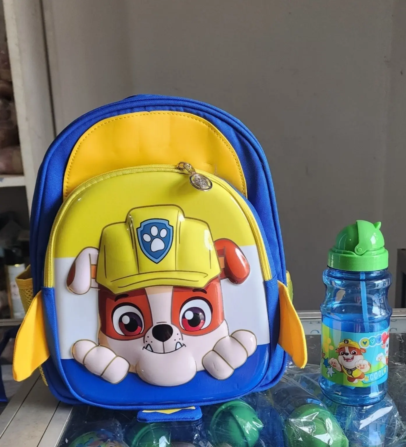 Ensemble Sac à Dos Scolaire Pat’Patrouille Chase Bleu + Gourde Assortie – Maternelle et CP – Image 6